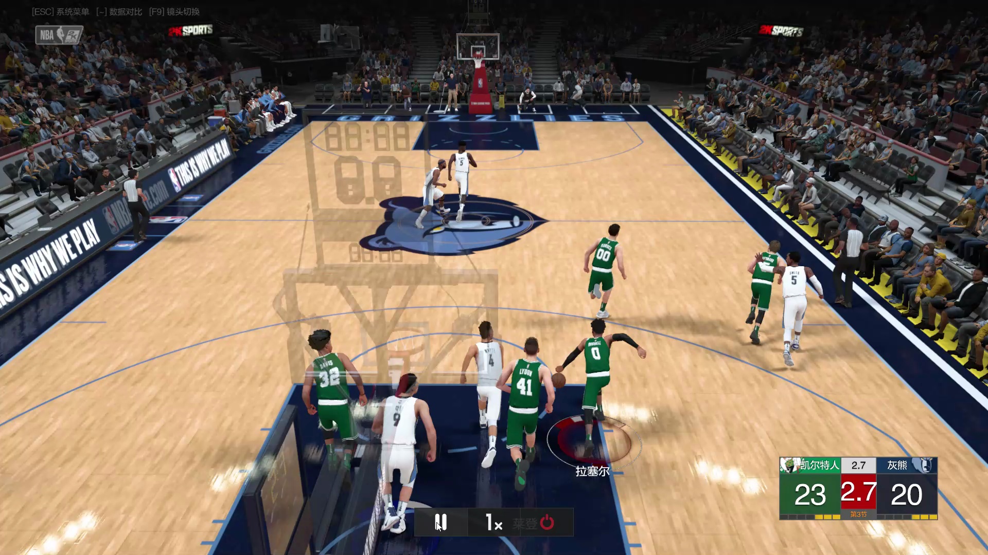 球星爆发！NBA2K赛场再现神级操作